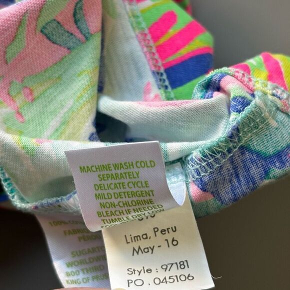 Lilly Pulitzer Marlowe Island Time Multi Dress Size XXS Pima cotton tropical - Picture 5 of 12